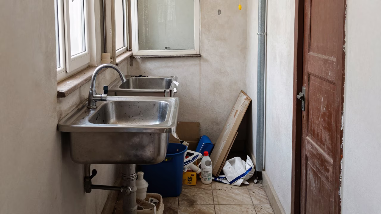 Sink Area in Budapest in in Budapest, Hungary