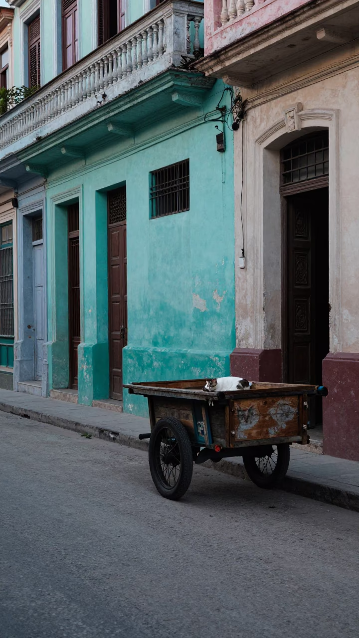 Sleeping Cat in Havana in in Havana, Cuba