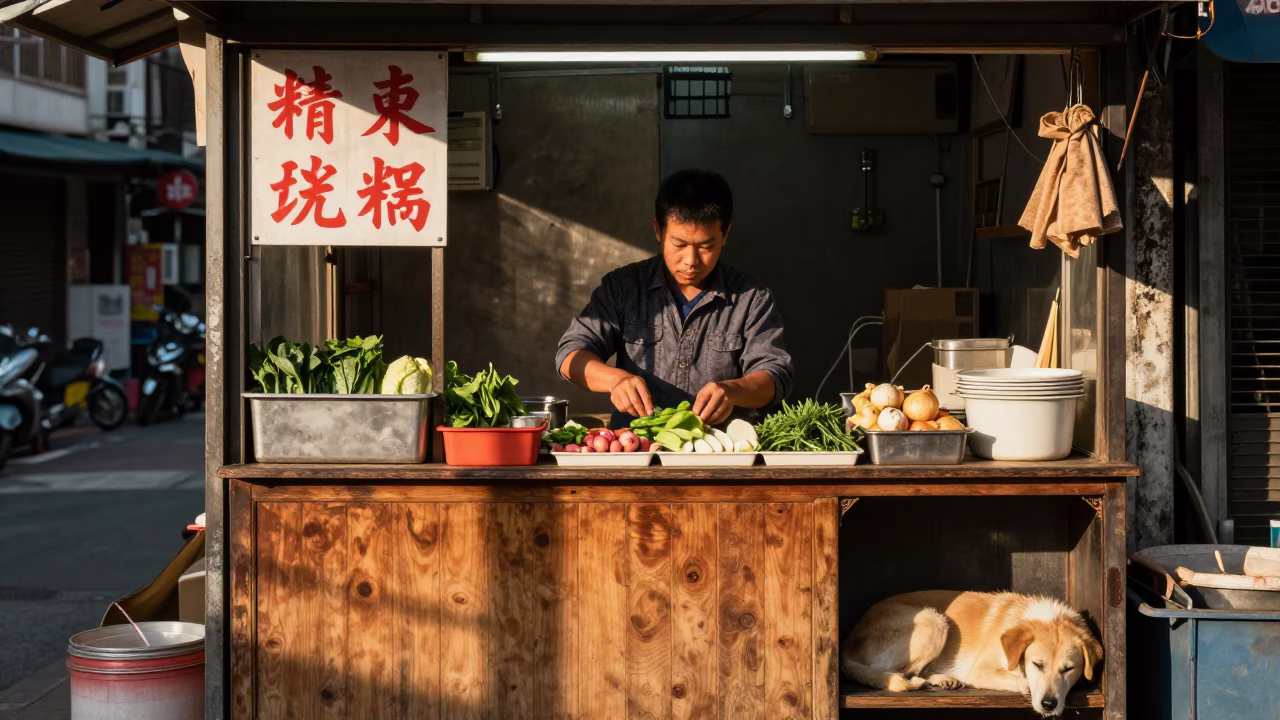 Sleeping Dog in Kaohsiung in in Kaohsiung, Taiwan