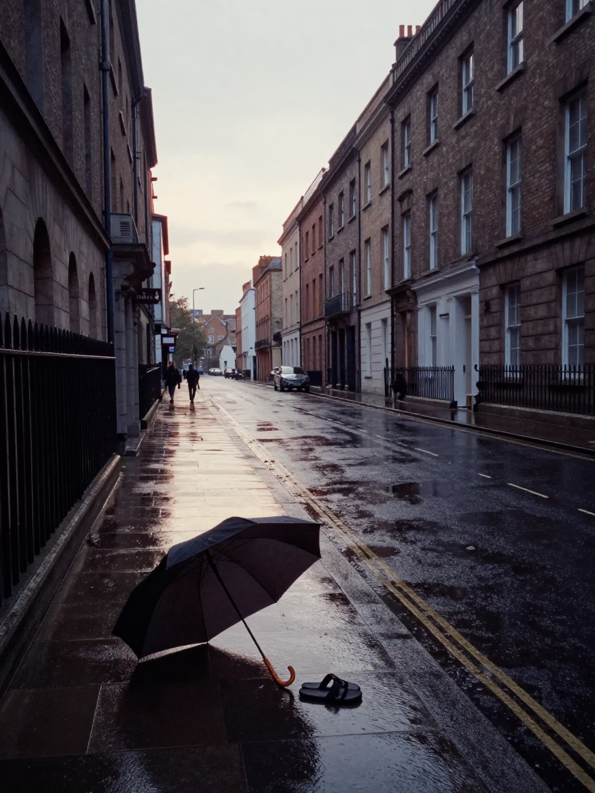 Slippers at First Light in in Dublin, Ireland