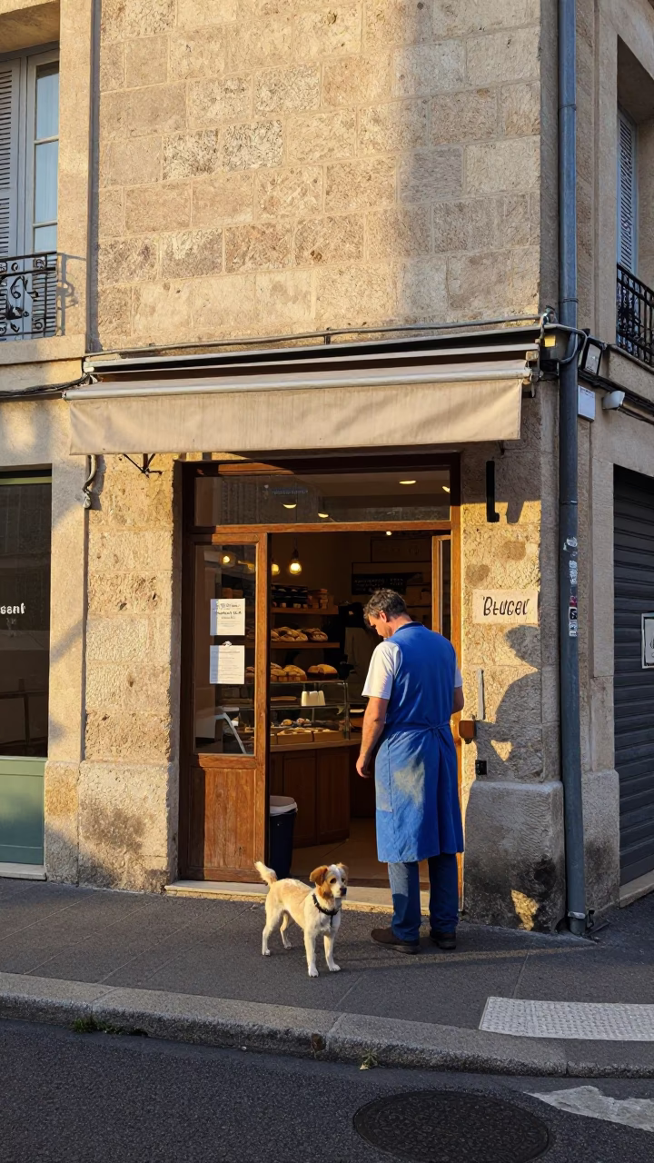 Small Dog in Marseille in in Marseille, France