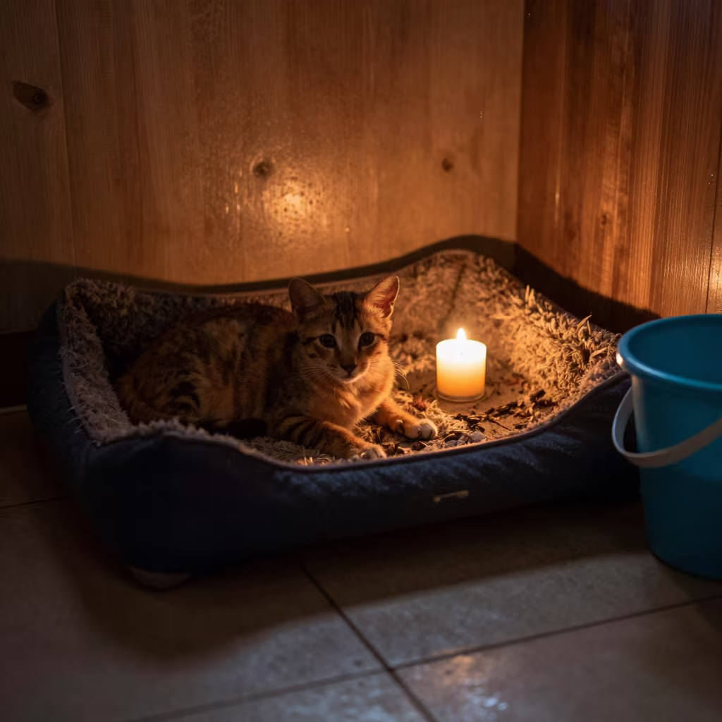 Small Pet Bedding Bay Hama Adoption Room in inside an adoption room in Hama