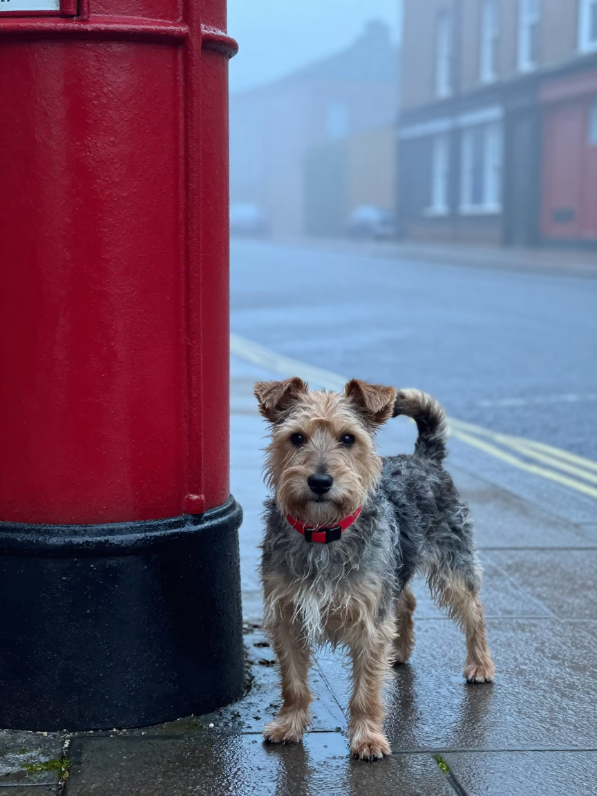 Small Terrier in Liverpool in in Liverpool, United Kingdom