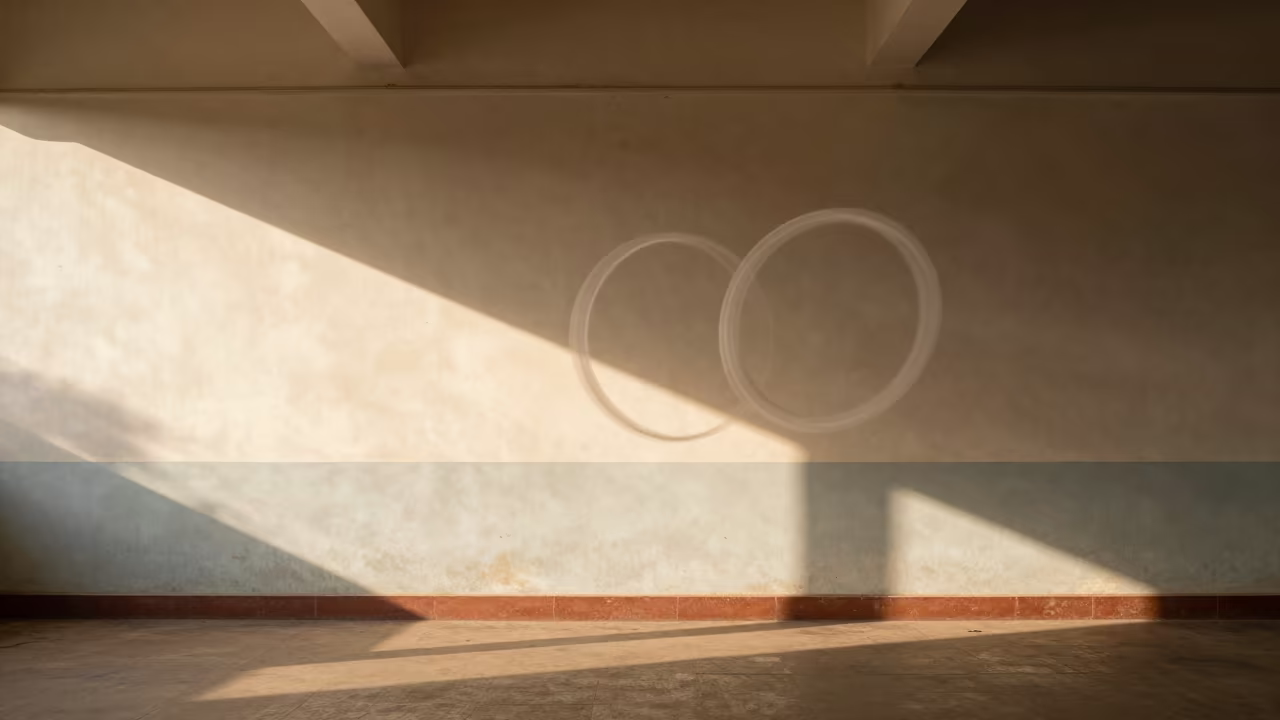 Smoke Rings in Bathinda Train Terminal in inside a restored train terminal in Bathinda