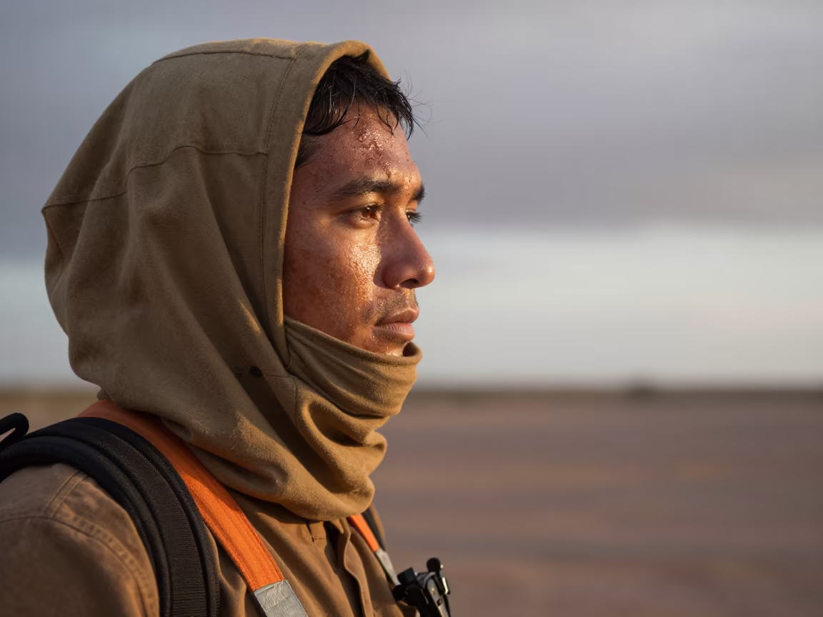 Smokejumper Forehead Soot Sweat Monsoon Light in in Quevedo