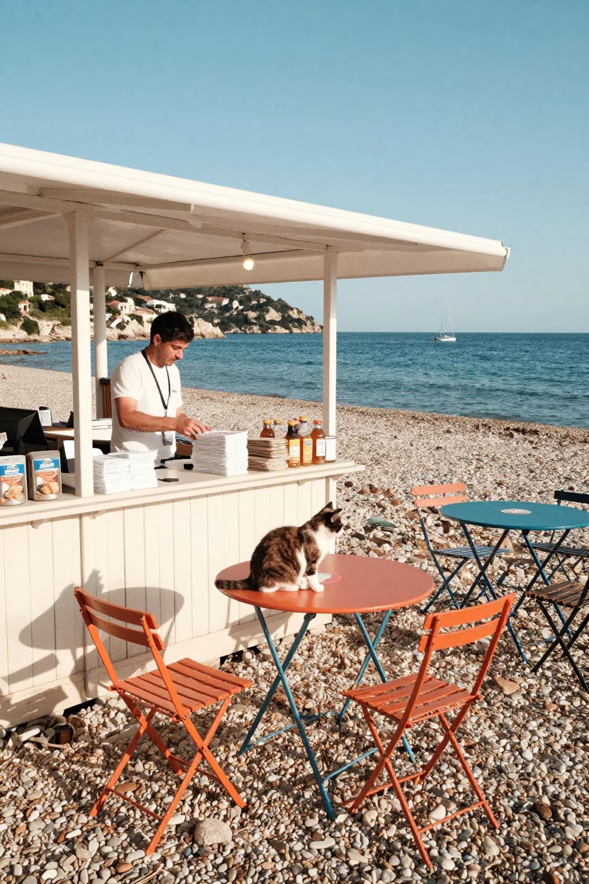 Snack Bar in Nice in in Nice, France