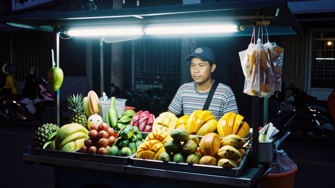 Snacks in Phuket at Midnight Light in in Phuket, Thailand