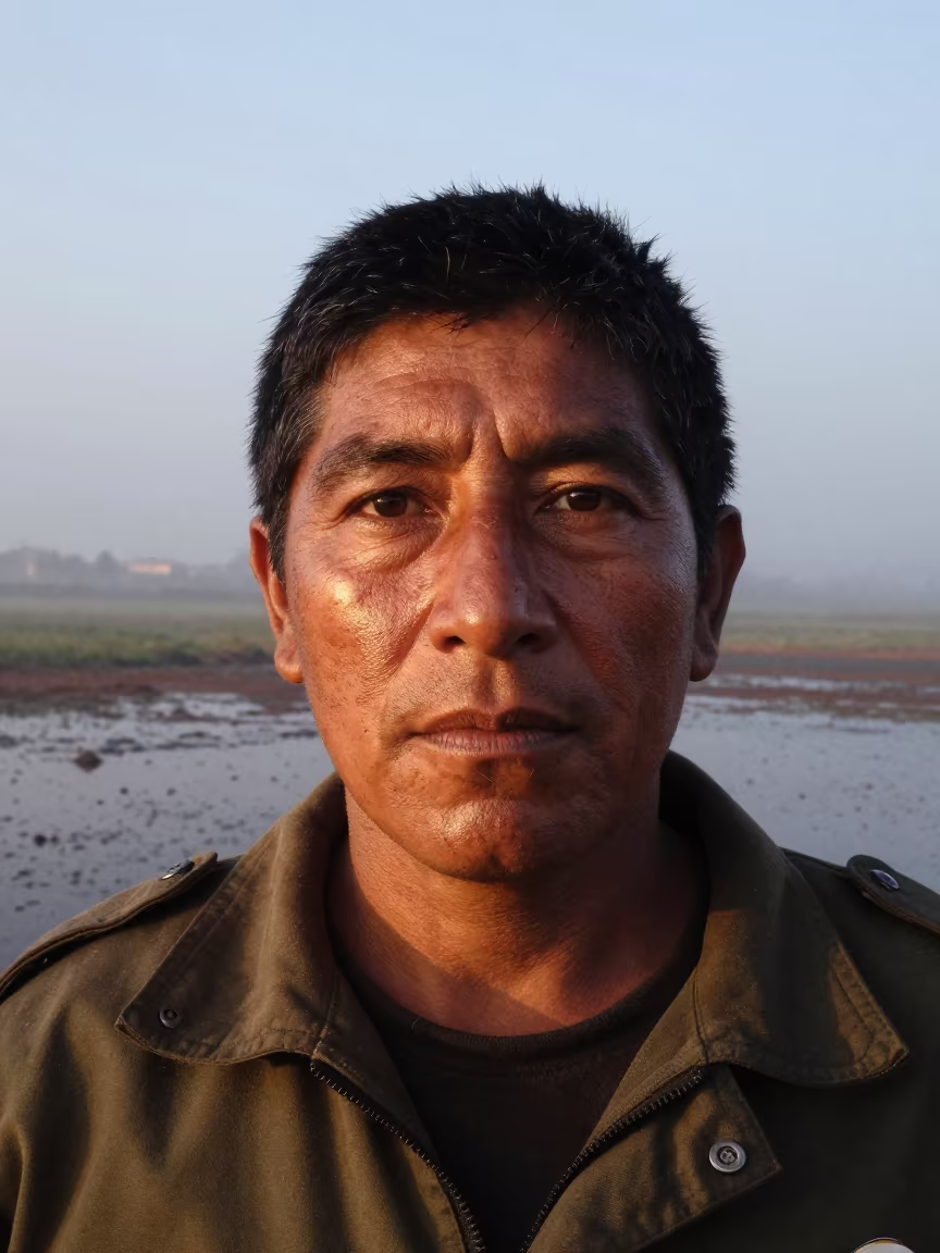 Sniper Instructor Eyes in Oruro Copper Light in in Oruro