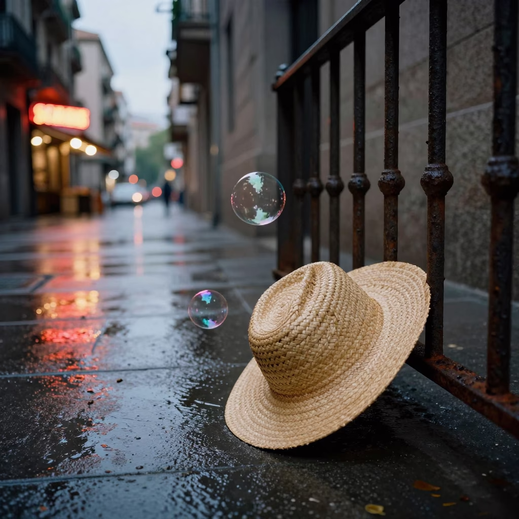 Soap Bubble in Barcelona in in Barcelona, Spain