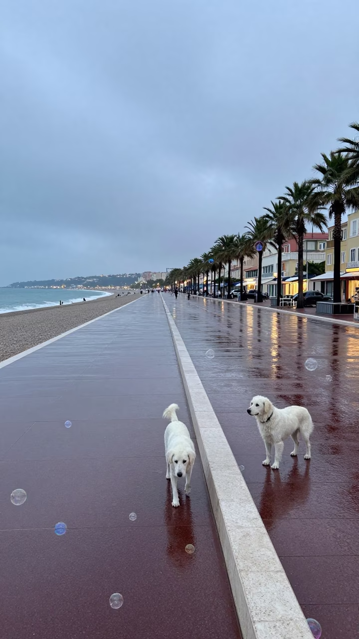 Soap Bubbles in Nice in in Nice, France
