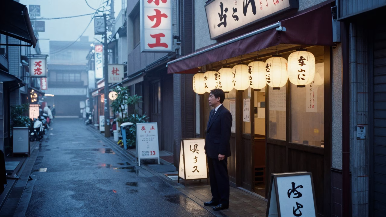 Soba Shop in Tokyo in in Tokyo, Japan