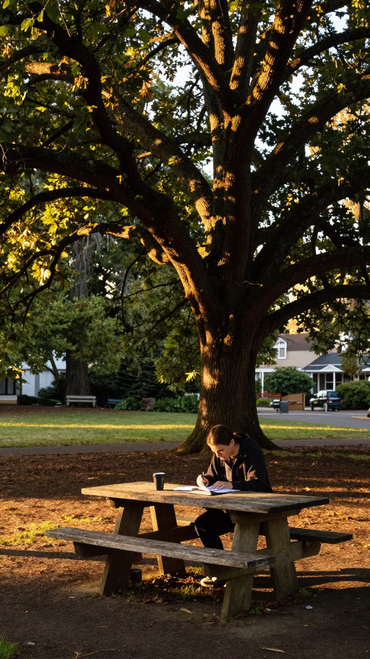 Solitary Sketcher in Portland in in Portland, Oregon, United States