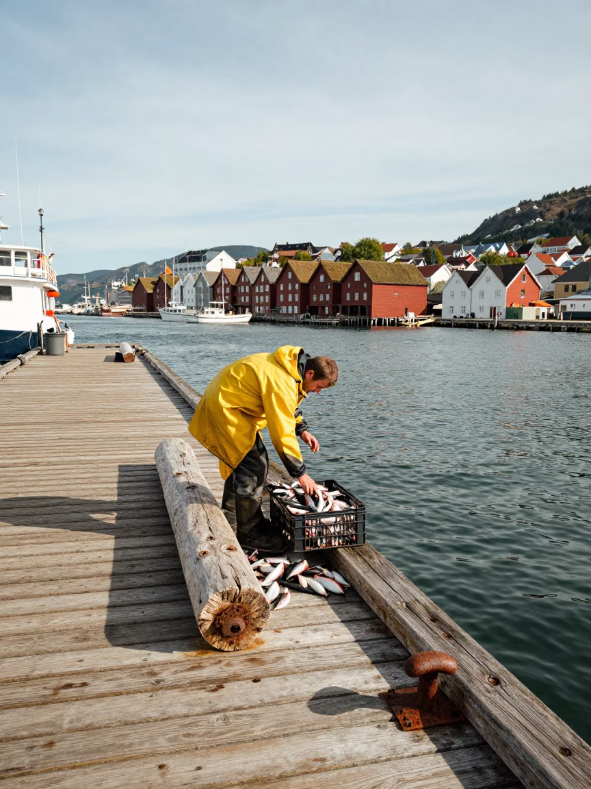 Sorting Catch in Bergen in in Bergen, Norway