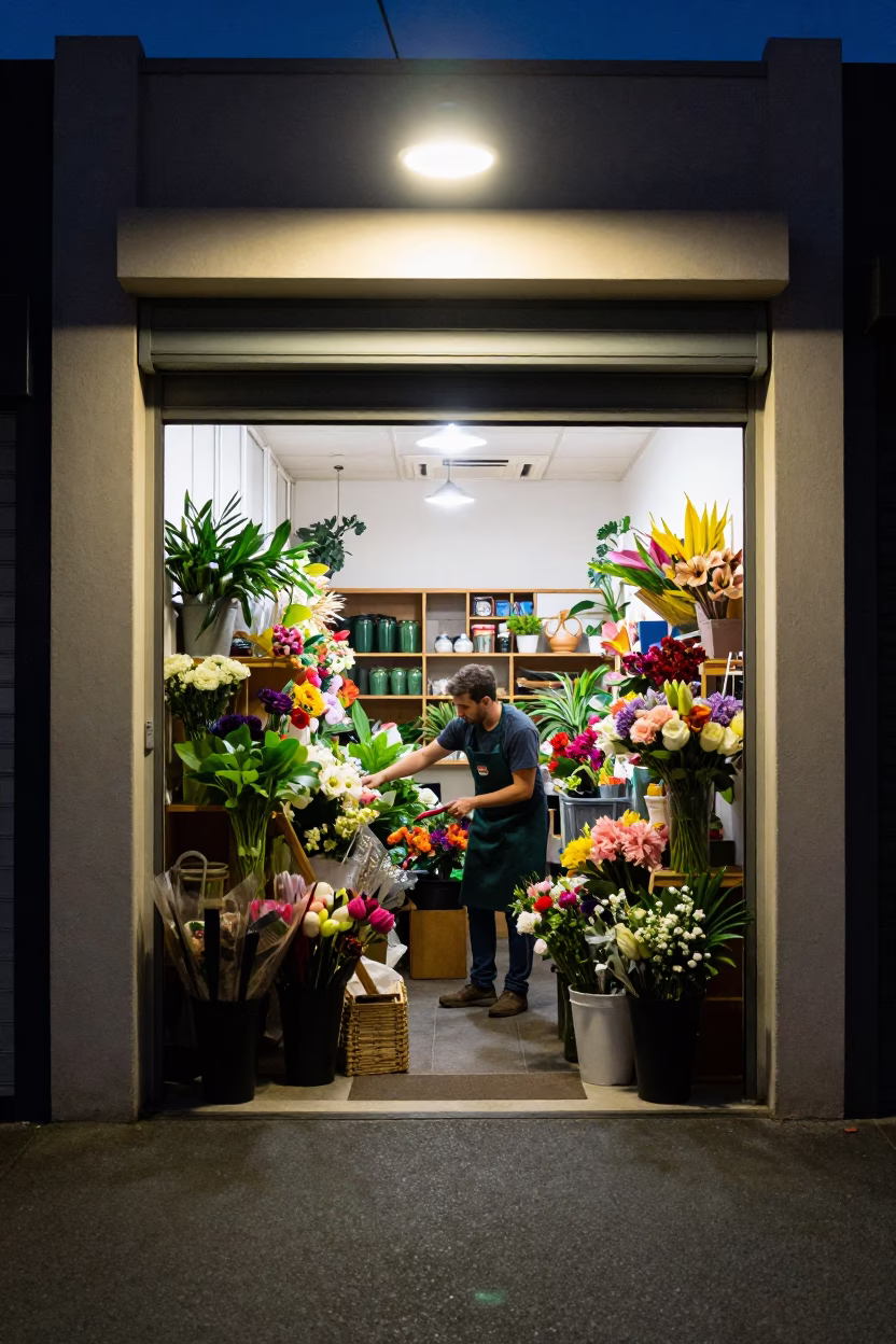 Sorting Flowers in Perth in in Perth, Western Australia, Australia