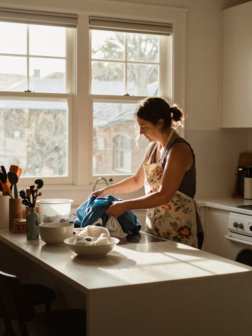 Sorting Laundry in Sydney in in Sydney, New South Wales, Australia