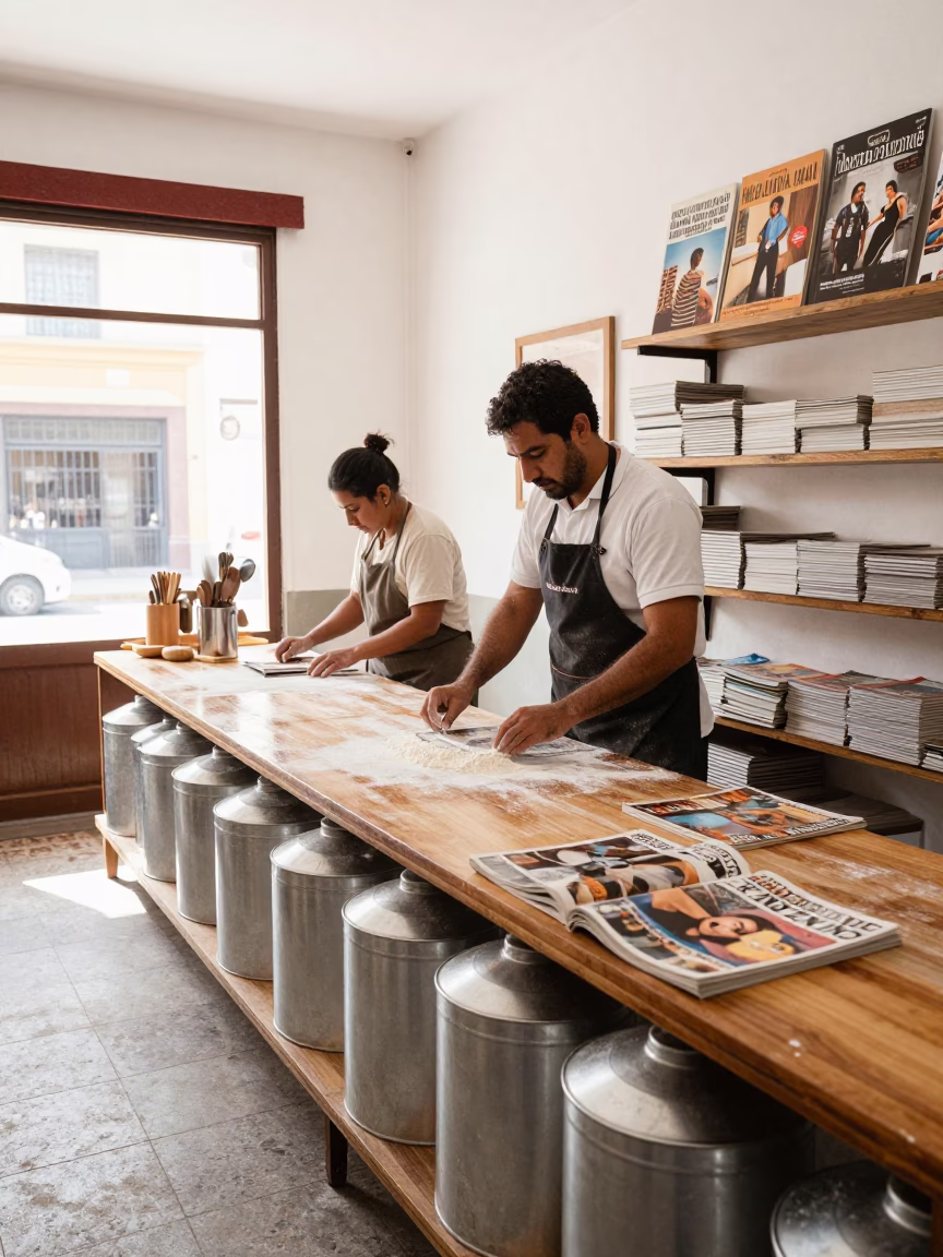 Sorting Magazines in Guadalajara in in Guadalajara, Mexico