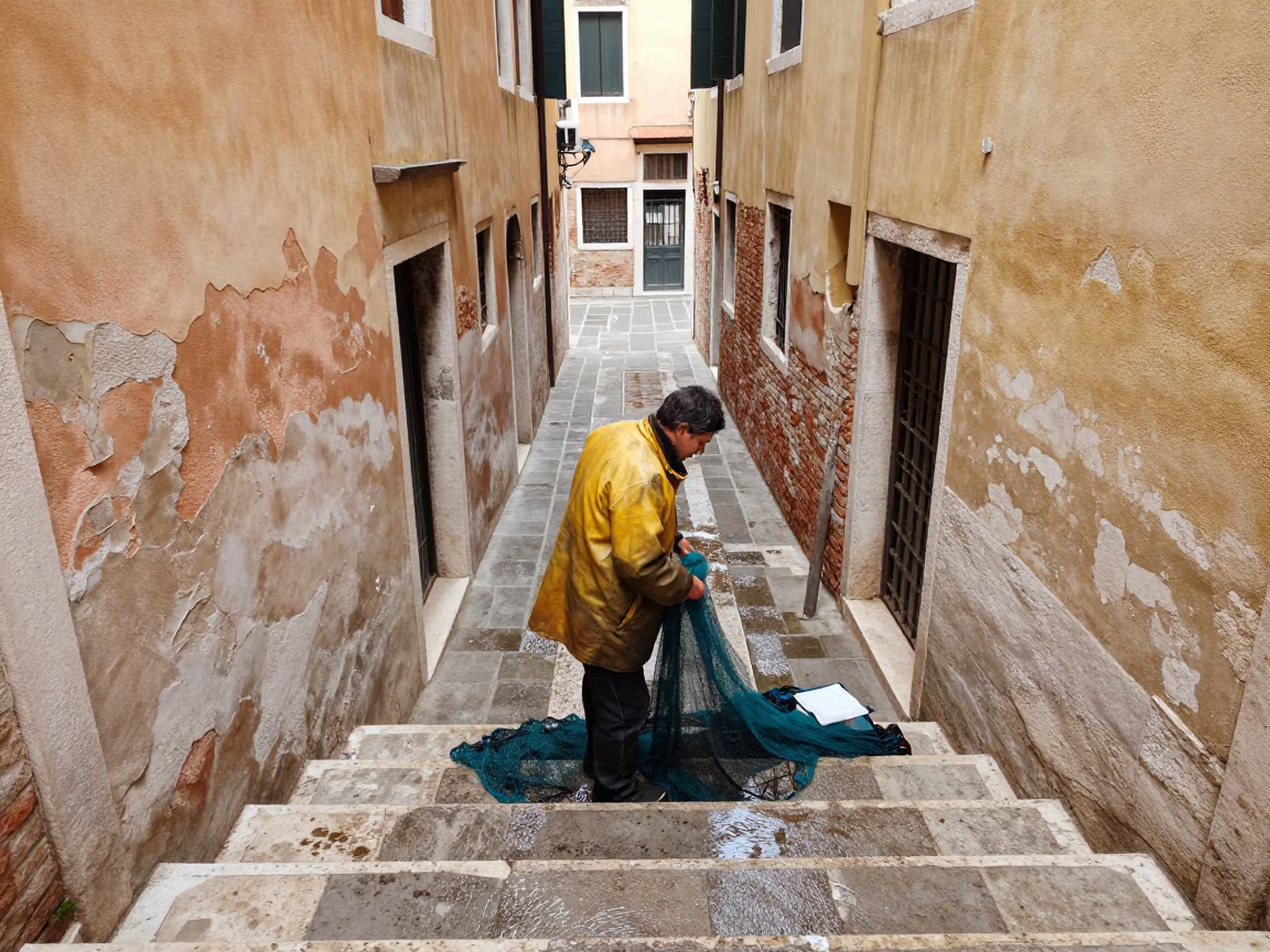 Sorting Nets in Venice in in Venice, Italy