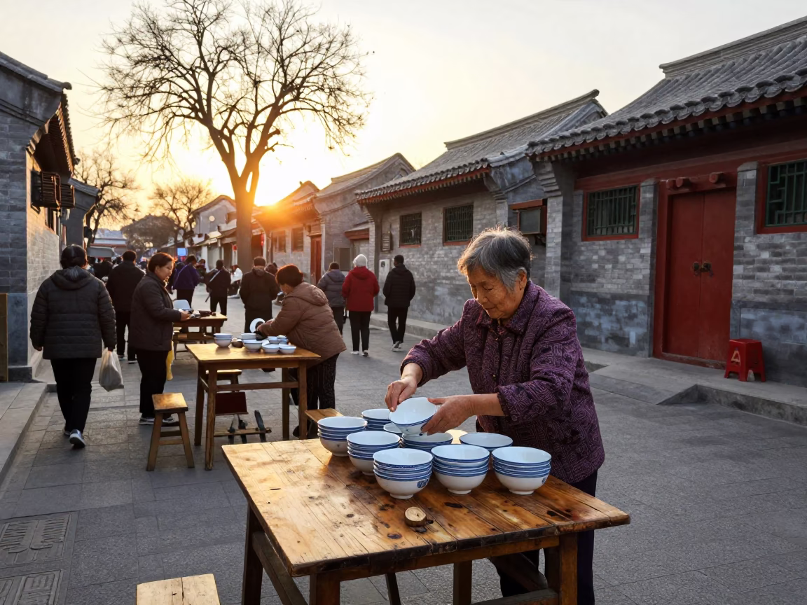 Soup Bowls in Beijing in in Beijing, China