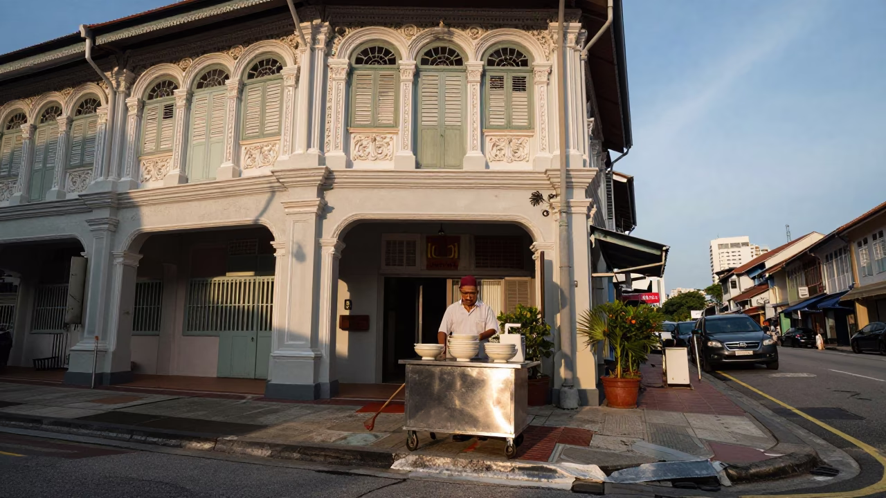 Soup Bowls in Singapore at As The Sun Drops Toward The Horizon in in Singapore, Singapore