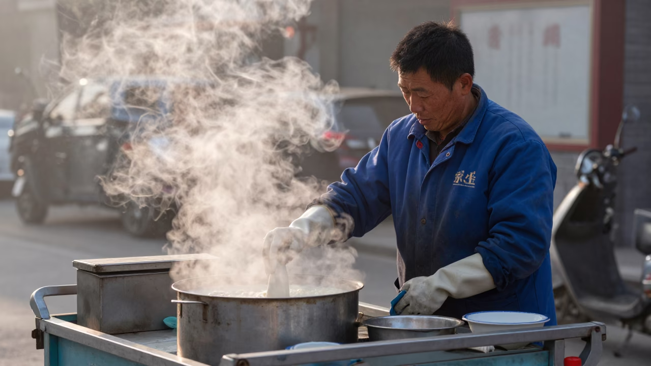 Soy Milk in Beijing in in Beijing, China