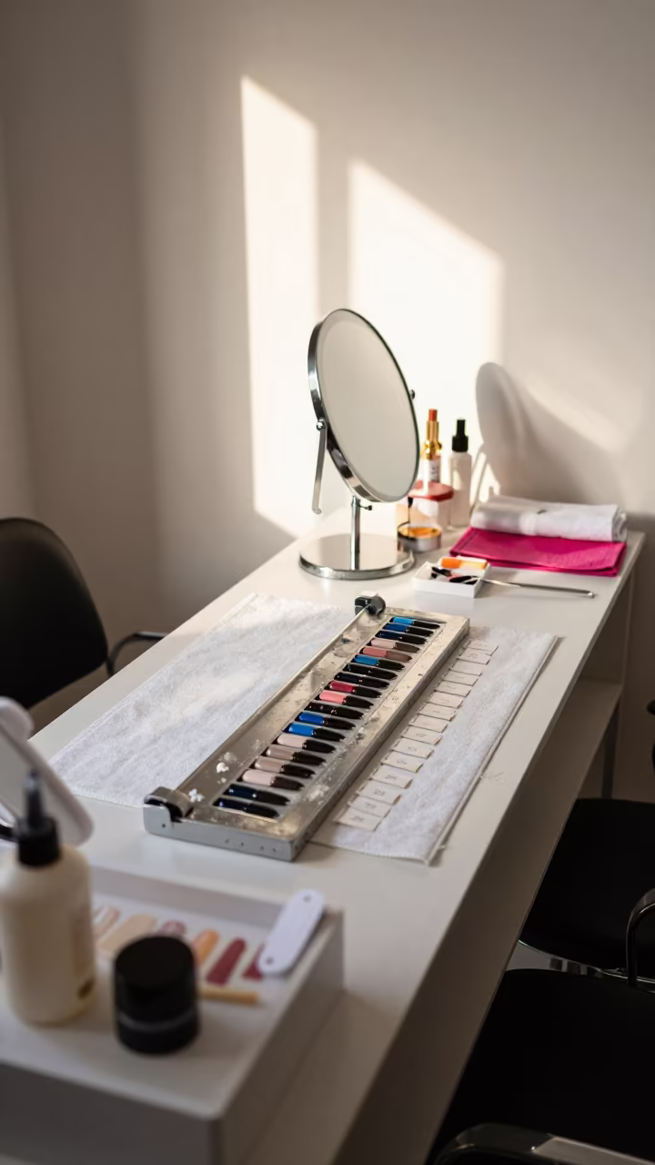 Spa Robe Sorter in Dhaka Nail Studio in inside a nail studio in Dhaka