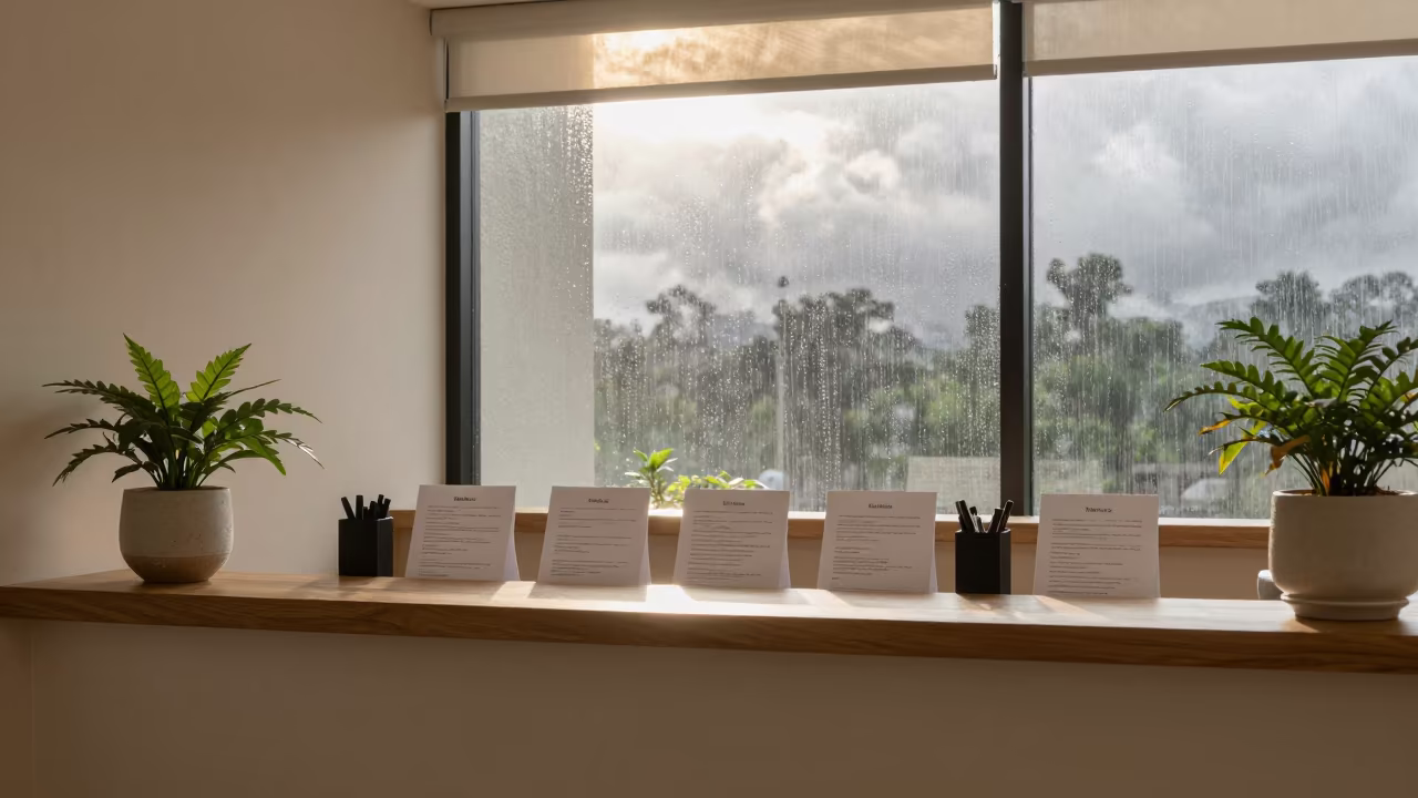 Spa Waiver Shelf Dawn Light Monsoon Kuala Lumpur in inside a spa reception in Bangsar, Kuala Lumpur