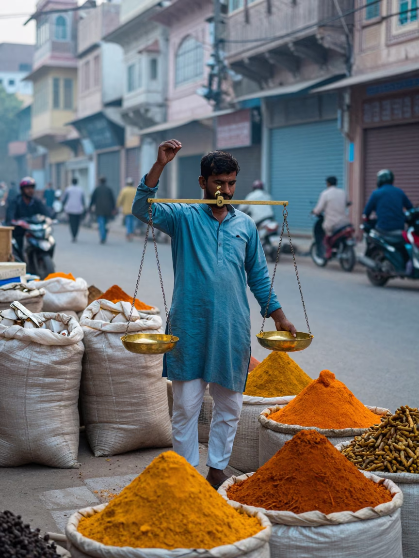 Spice Vendor in Jaipur in in Jaipur, India