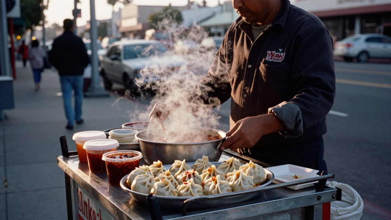 Spicy Chutney in Los Angeles at The Early Evening Light in in Los Angeles, California, United States