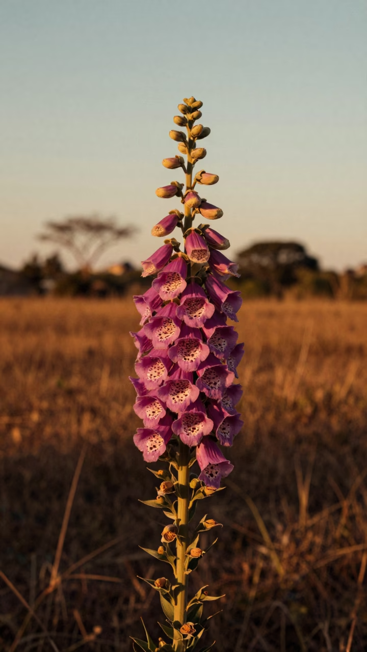 Spotted Foxglove Spire at Manaus Sunset in near Manaus
