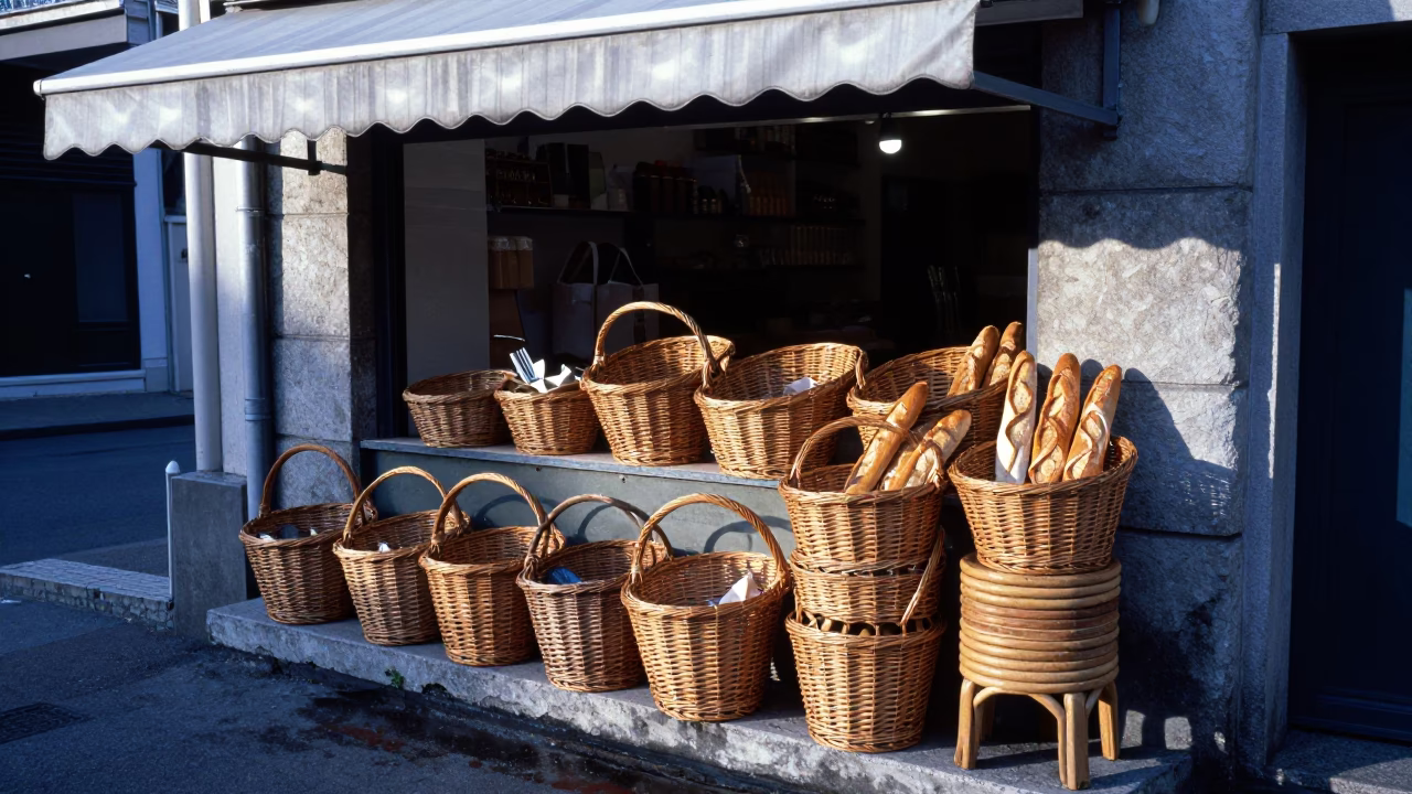 Stacked Stools in Nice in in Nice, France