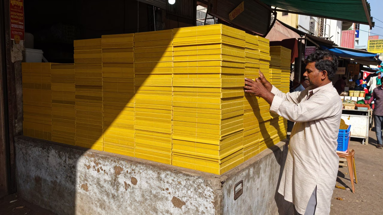 Stacking Tiles in Hyderabad in in Hyderabad, India