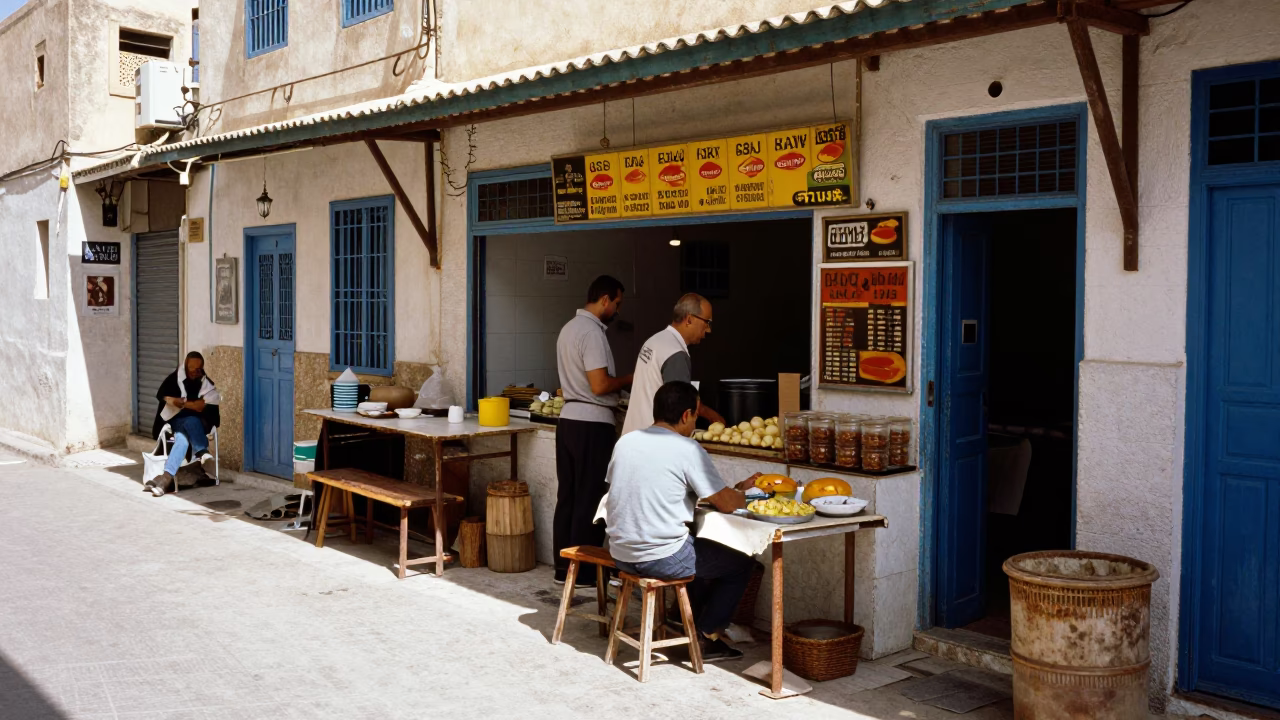 Staging Area in Tunis in in Tunis, Tunisia