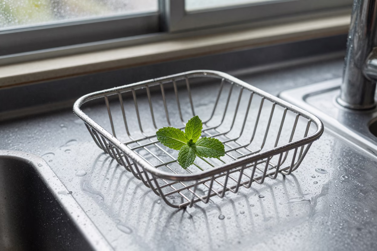 Stainless Steel Dish Drainer in Fukuoka in in Fukuoka, Japan