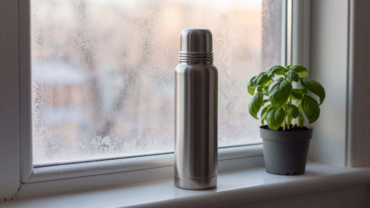Stainless Steel Thermos in Chicago in in Chicago, United States