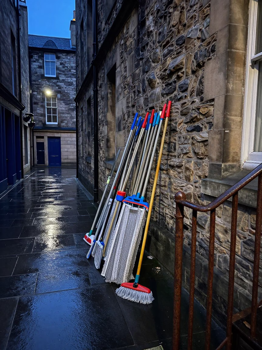 Stair Rail in Edinburgh in in Edinburgh, United Kingdom