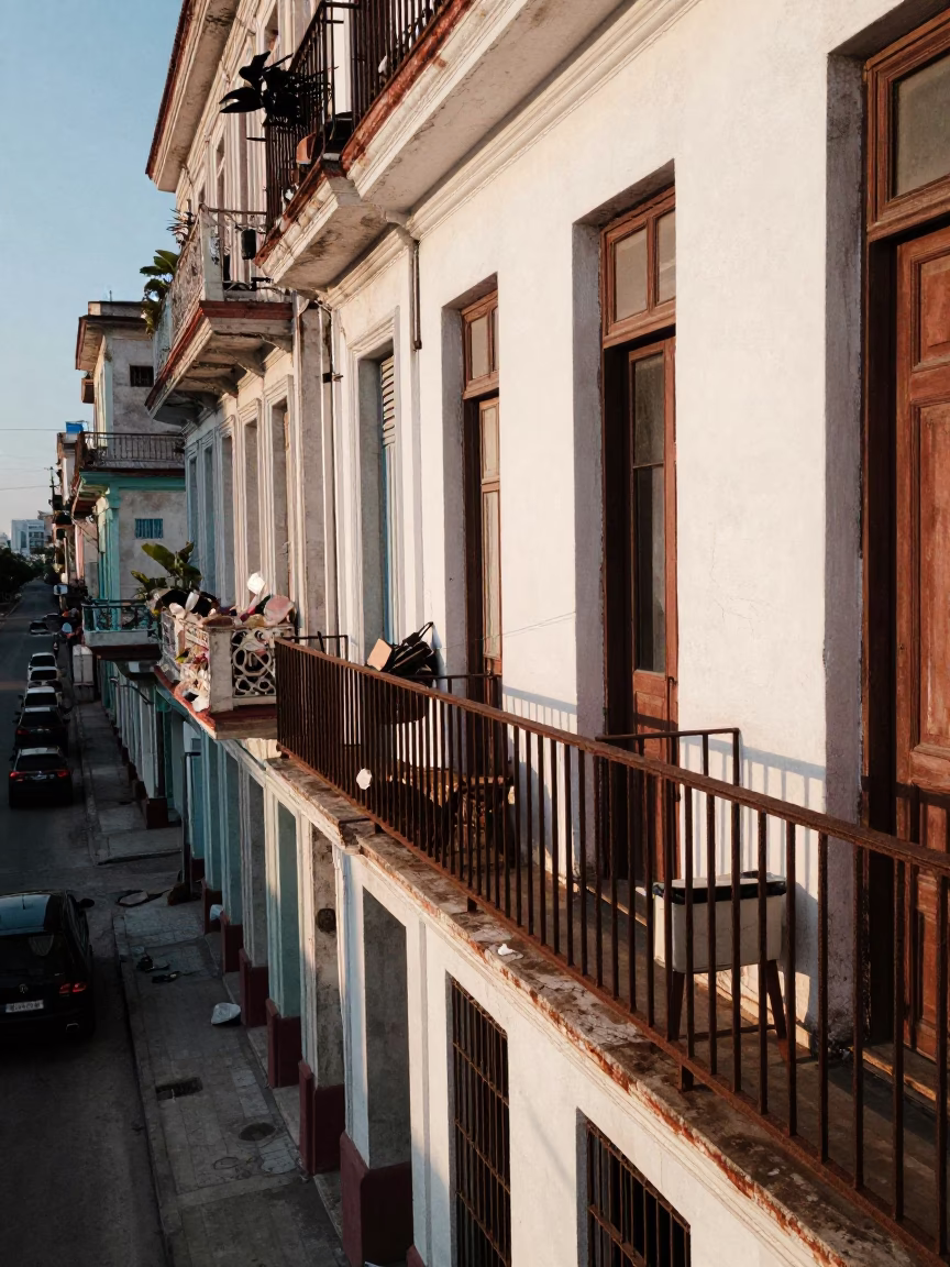 Stair Rail in Havana in in Havana, Cuba