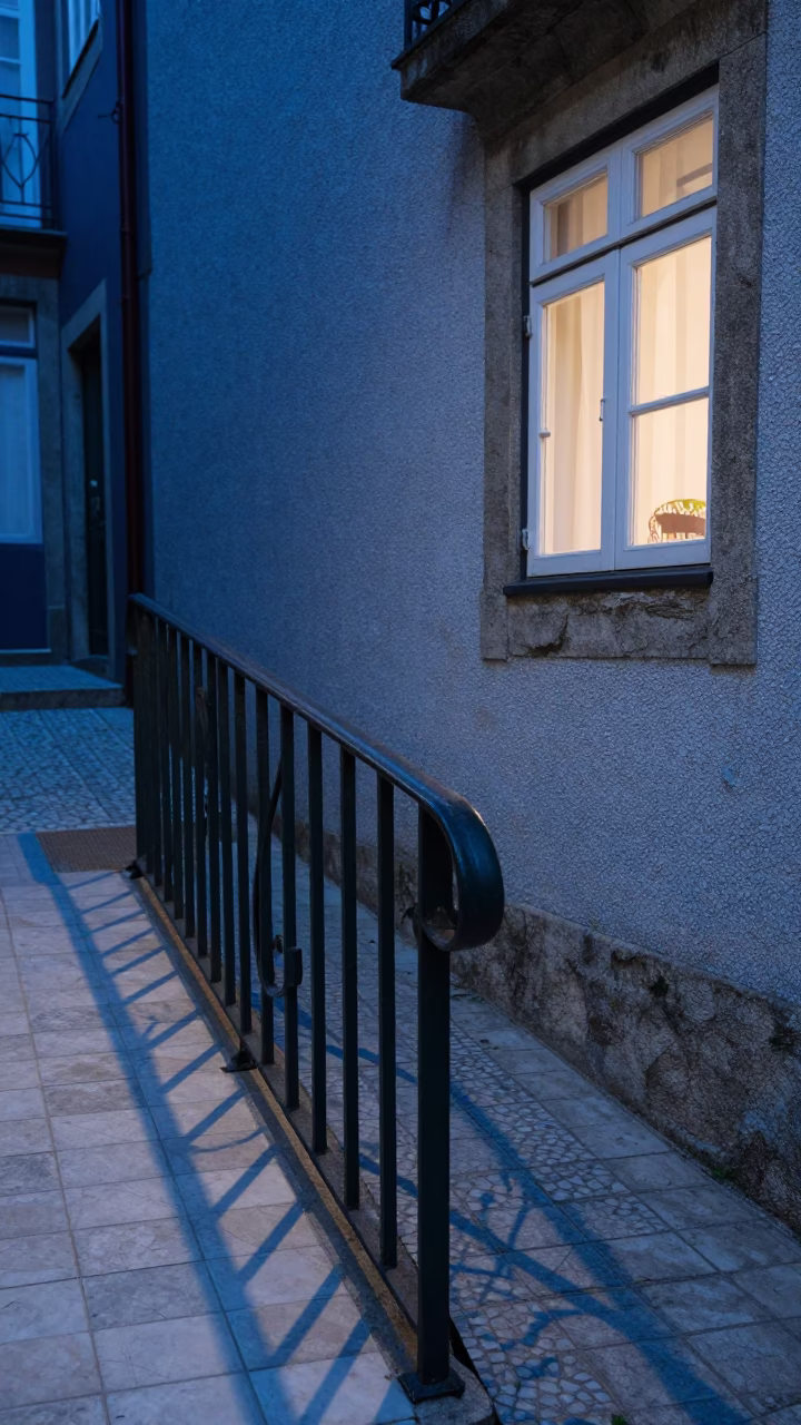 Stair Rail in Porto in in Porto, Portugal