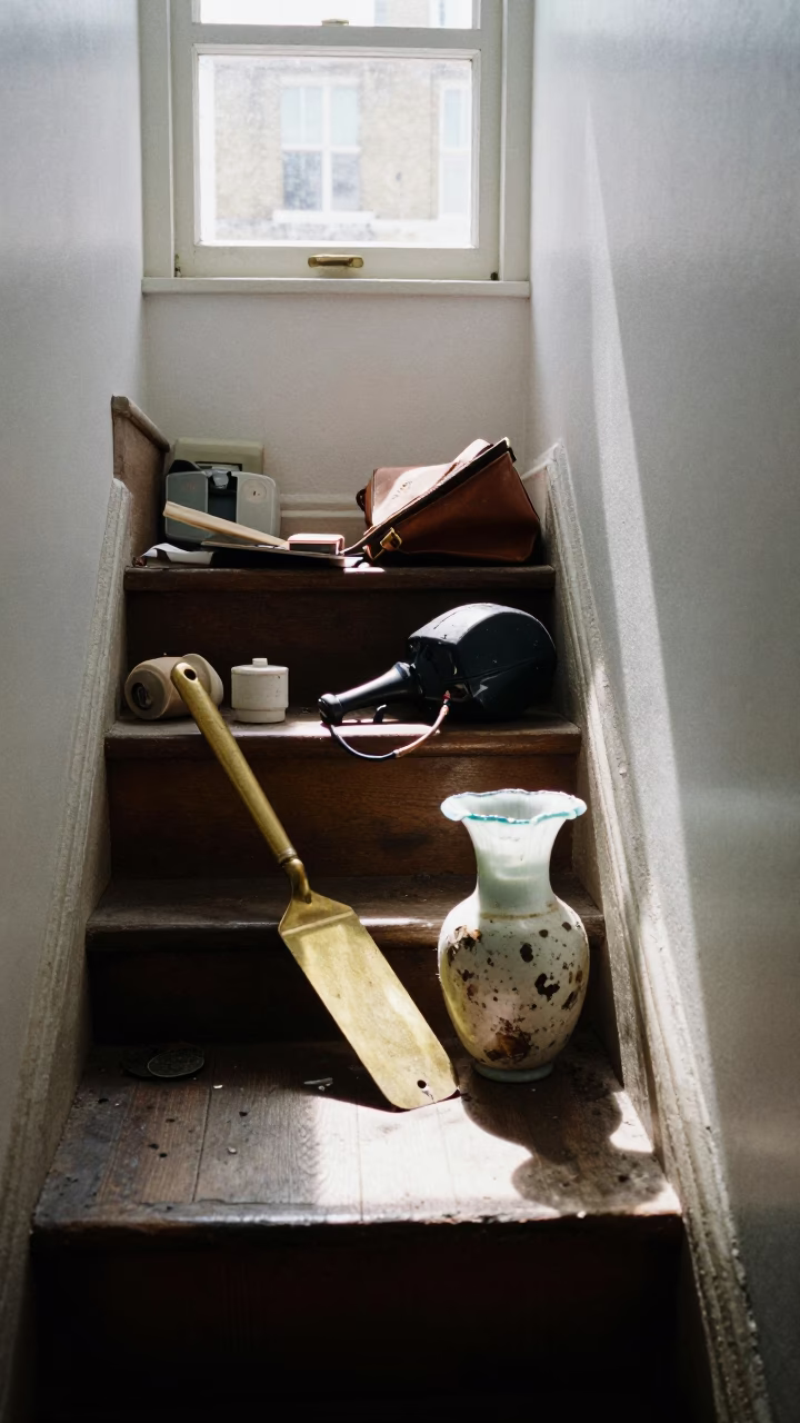 Stairwell Landing in London in in London, United Kingdom