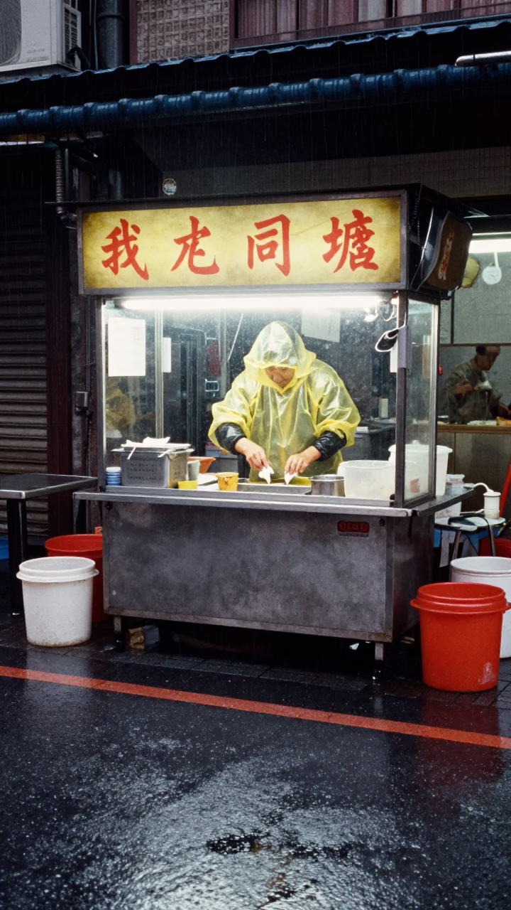 Stall Counter in Taipei in in Taipei, Taiwan