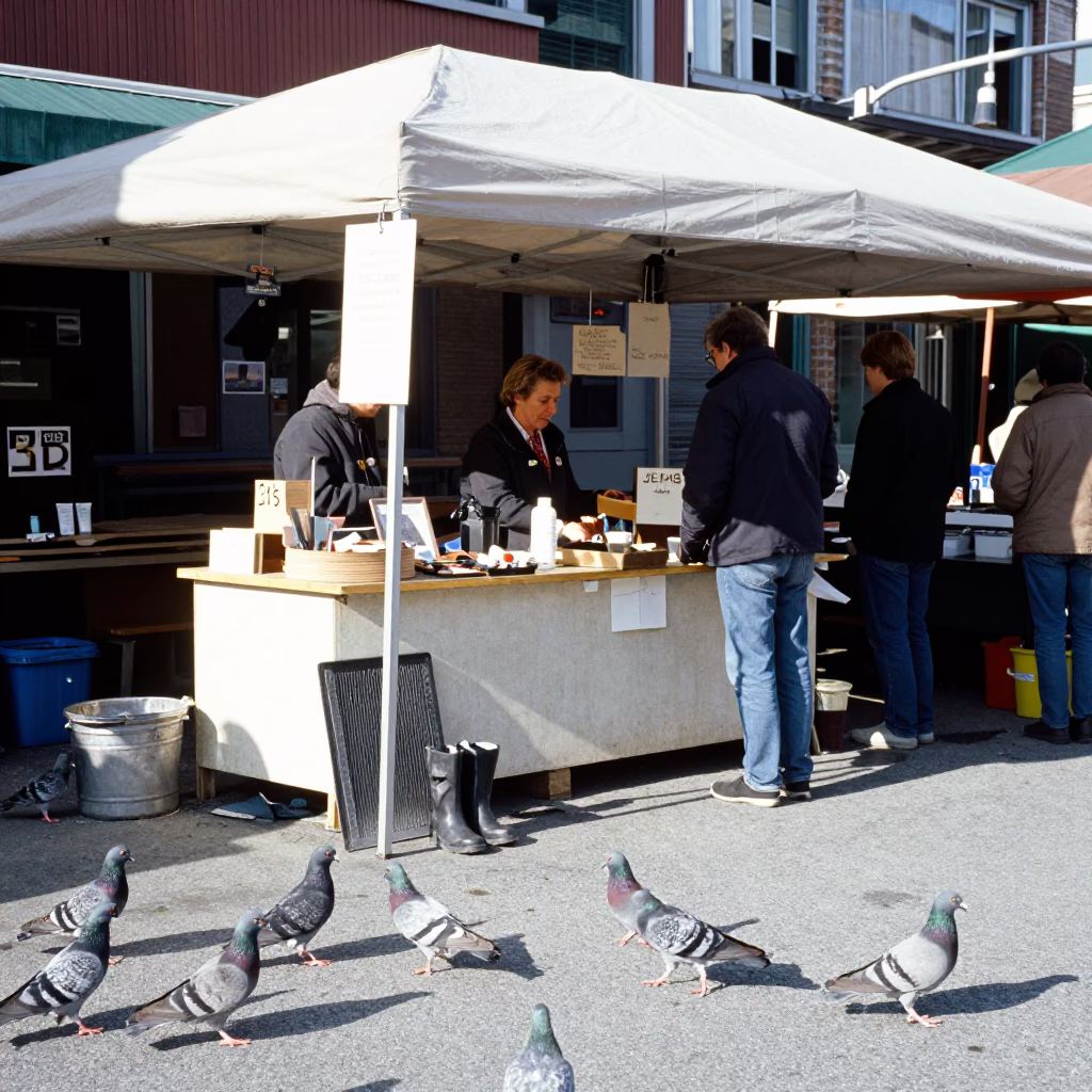 Stall Counter in Vancouver in in Vancouver, British Columbia, Canada