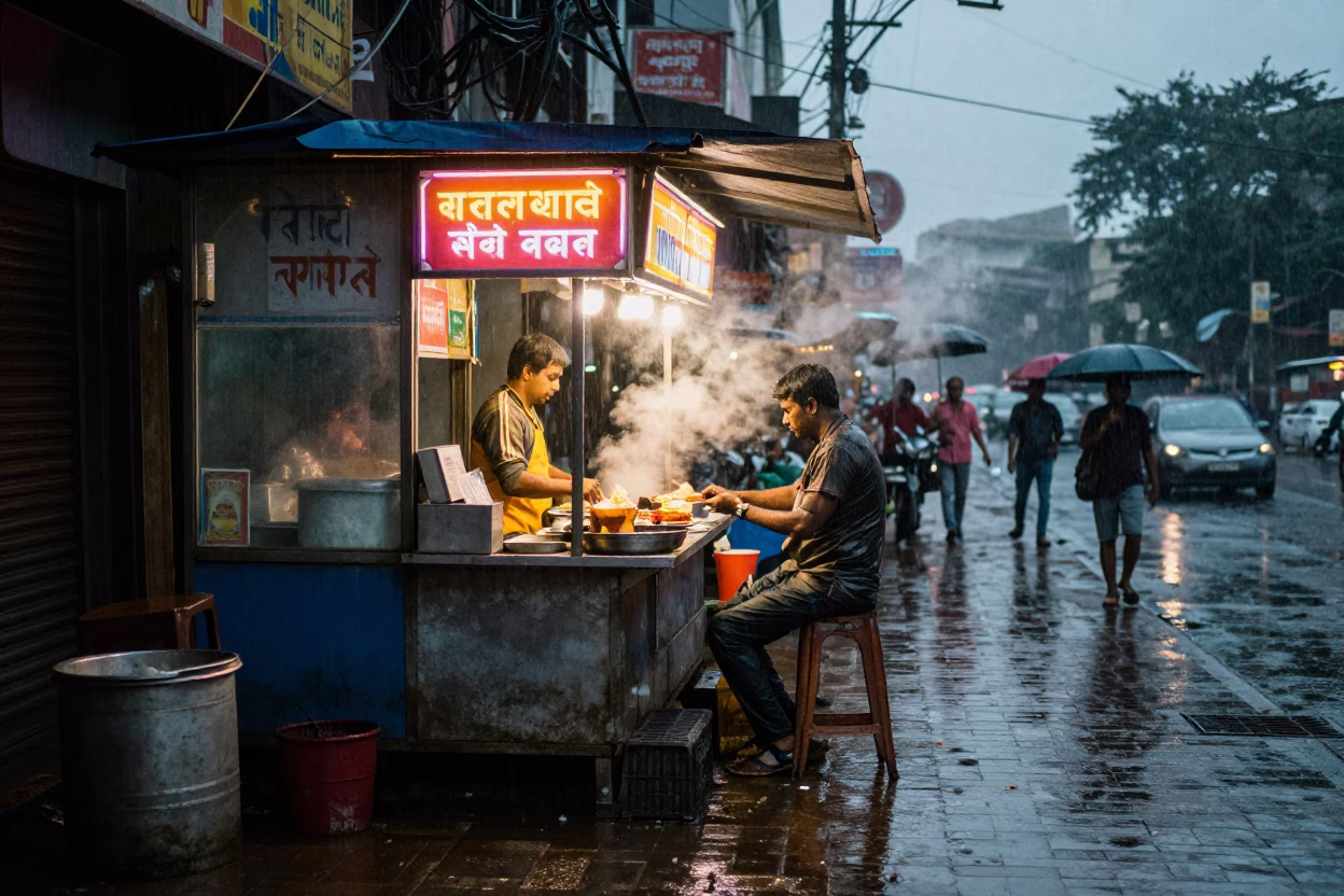 Stall Interaction in Mumbai in in Mumbai, India