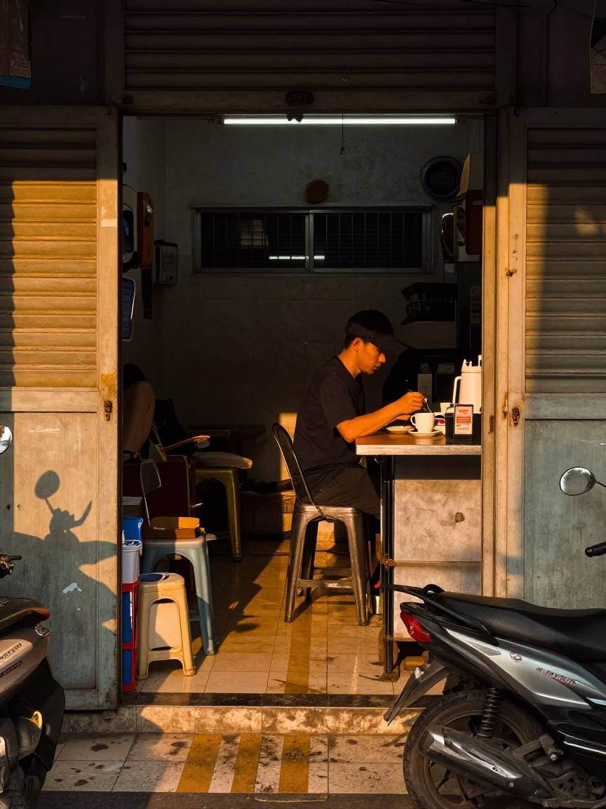 Stall Interior in Ho Chi Minh City in in Ho Chi Minh City, Vietnam