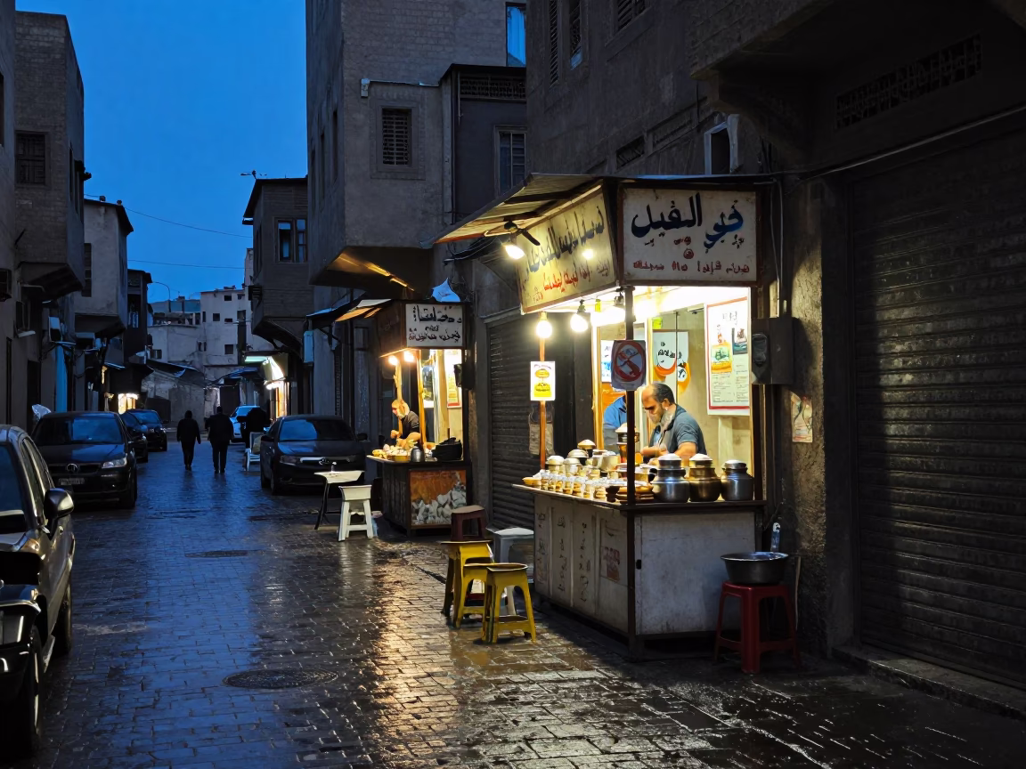 Stall Owner in Cairo in in Cairo, Egypt