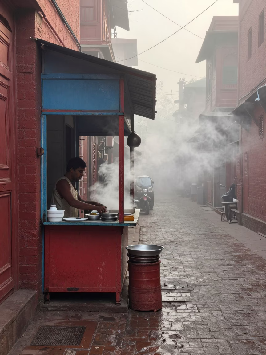 Stall Owner in Delhi in in Delhi, India