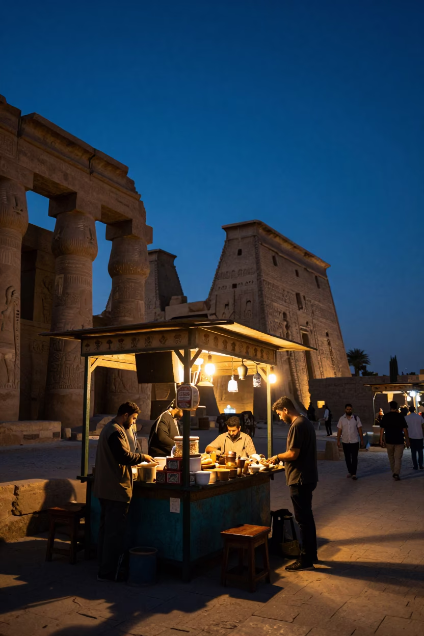Stall Service in Luxor in in Luxor, Egypt