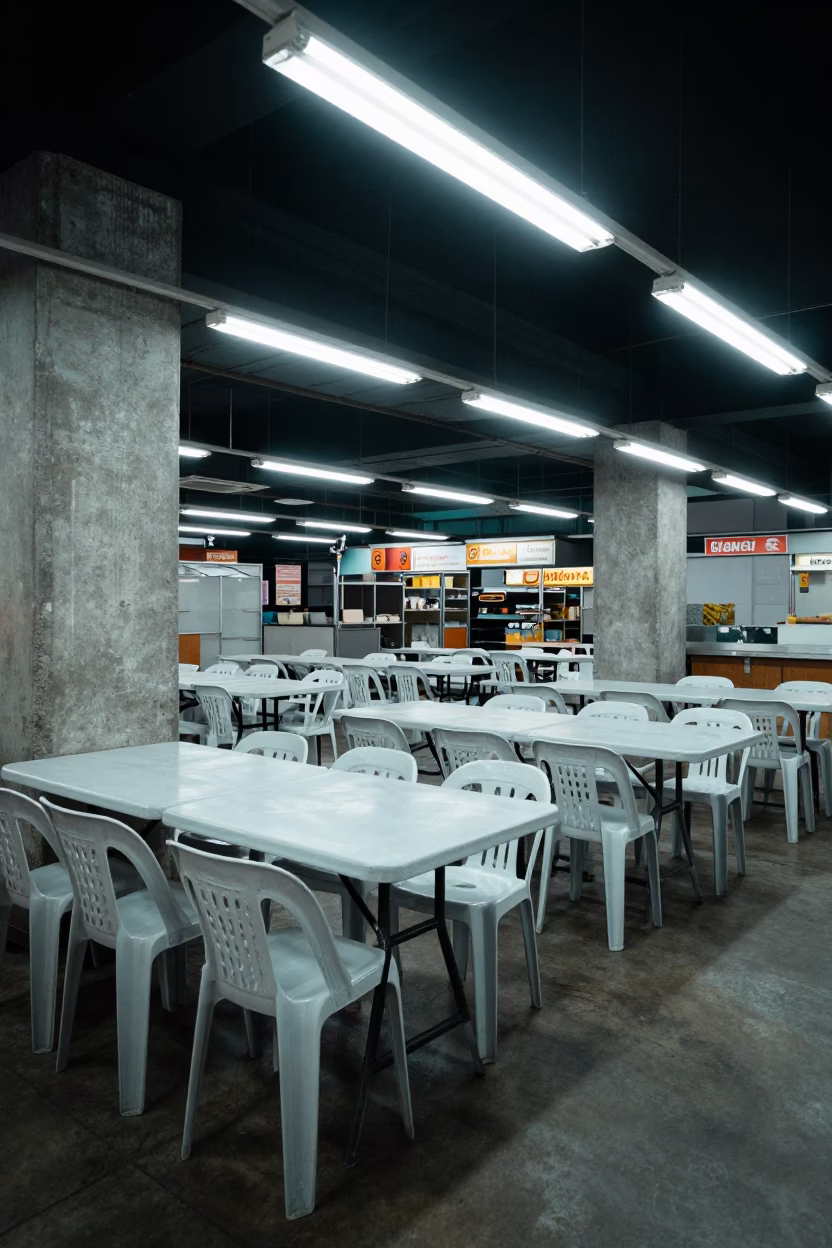 Stall Setup in Singapore at Deep In The Night Light in in Singapore, Singapore