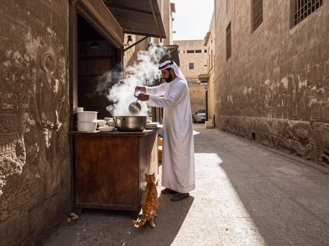 Stall Vendor in Luxor in in Luxor, Egypt