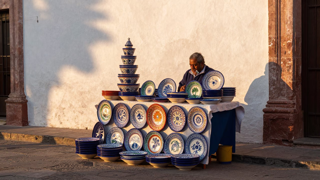 Stall Vendor in Merida in in Merida, Mexico