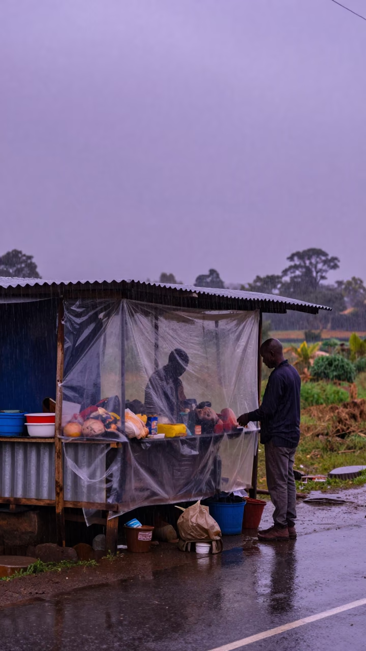 Stall Vendor in Nairobi in in Nairobi, Kenya