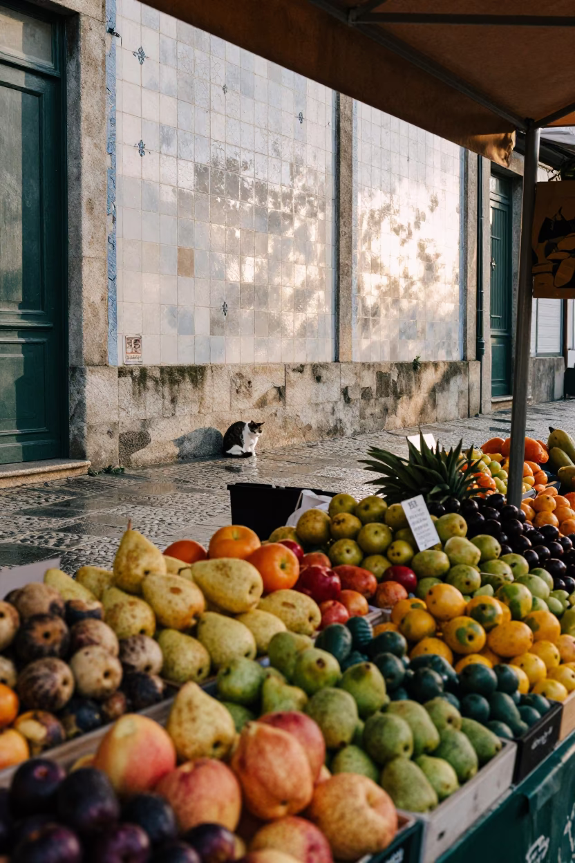 Stall Vendor in Porto in in Porto, Portugal